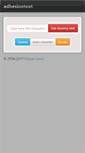 Mobile Screenshot of adhesiontext.com